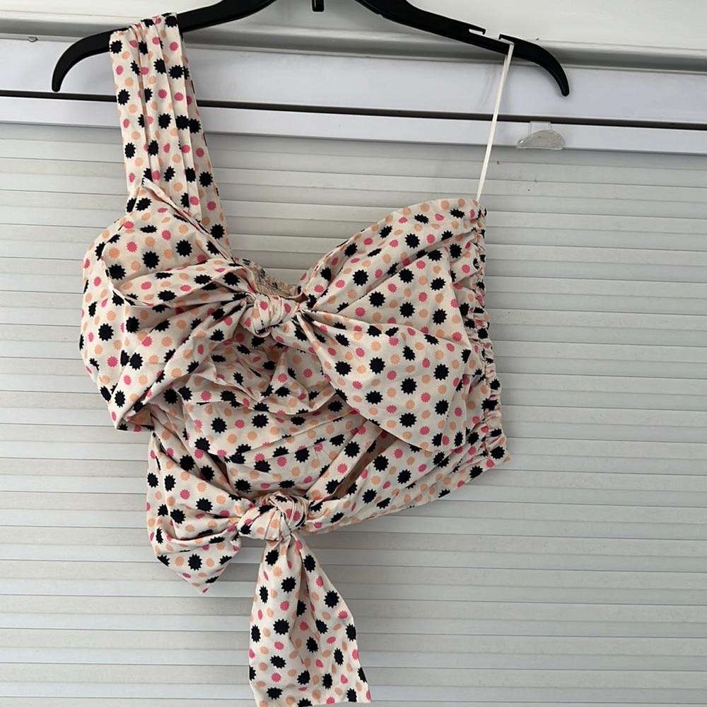 Maeve by Anthropologie Bow top- never worn- fits true to size.
